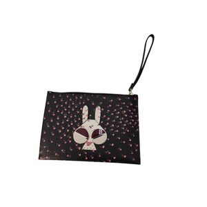 Kate Spade Spademals Money Bunny Rabbit meadow flowers Wristlet small Purse